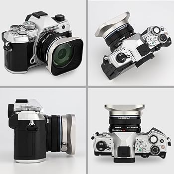 Amazon | Haoge LH-F48W 正方形金属メタルレンズフードシェード for